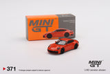 Porsche 911 Carrera 4S (992) Lava Orange (LHD) - MINI GT - 1:64
