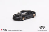 Porsche Taycan Turbo S (LHD) (Volcano Grey Metallic) - MINI GT - 1:64