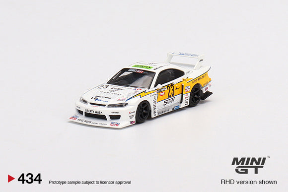 LB-Super Silhouette Nissan S15 Silvia #23 2021 Formula Drift Japan - MINI GT - 1:64