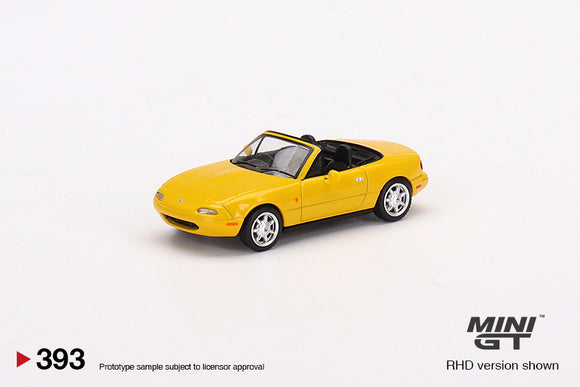 Eunos Roadster Sunburst Yellow (RHD) - MINI GT - 1:64