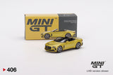 Bentley Mulliner Bacalar (LHD) (Yellow Flame) - MINI GT - 1:64