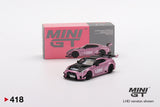 LB-Silhouette Works GT Nissan 35GT-RR Version 2 (RHD) (Passion Pink) - MINI GT - 1:64