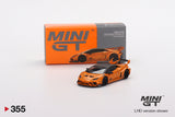 LB Works Lamborghini Huracan GT (LHD) (Arancio Borealis) - MINI GT - 1:64