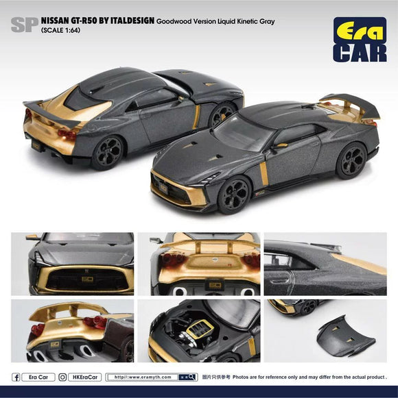 Nissan GT-R50 by Italdesign Goodwood Version (Liquid Kinetic Grey) - ERA CAR - 1:64