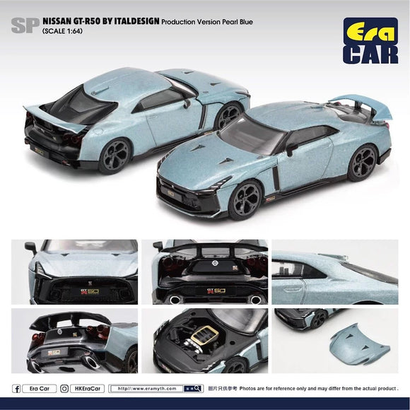 Nissan GT-R50 by Italdesign (Pearl Blue) - ERA CAR - 1:64