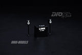 Liberty Walk Auto Salon Diorama Included Porsche 997 LBWK Chrome and 3 Figures - INNO64 - 1:64 - Modelcars Passion