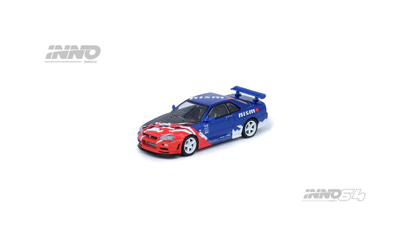 Nissan Skyline GT-R (R34) Nismo R-Tune Concept Tokyo Auto Salon 2000 - INNO64 - 1:64 - Modelcars Passion