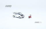Honda City Turbo II with red Motocompo (white) - INNO64 - 1:64 - Modelcars Passion