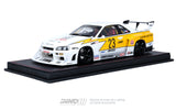 Nissan Skyline LBWK Liberty Walk "ER34" Super Silhouette Hoshino Retro Livery - INNO18 - 1:18