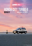 Honda City Turbo II Japanese Police Car Concept Livery with Motocompo - INNO64 - 1:64