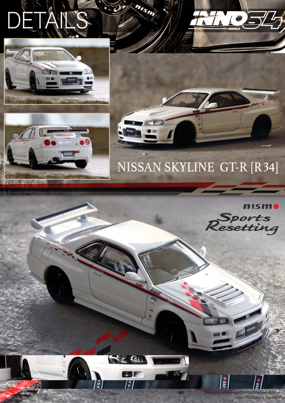 Nissan Skyline GT-R (R34) Nismo Sports Resetting - INNO64 - 1:64
