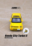 Honda City Turbo II with yellow Motocompo (yellow) - INNO64 - 1:64