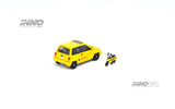 Honda City Turbo II with yellow Motocompo (yellow) - INNO64 - 1:64