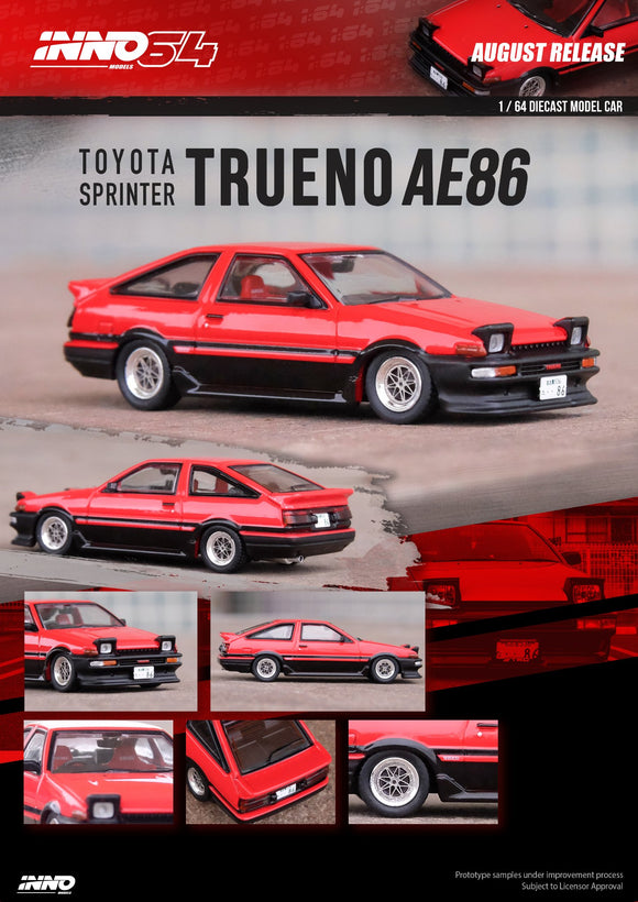 Toyota Sprinter Trueno AE86 - INNO64 - 1:64