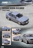 Nissan Silvia S14 "Rocket Bunny" Boss Aero (Grey) - INNO64 - 1:64