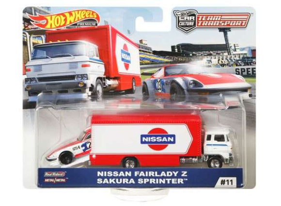 Nissan Fairlady Z & Sakura Sprinter truck - Hotwheels - 1:64 - Modelcars Passion