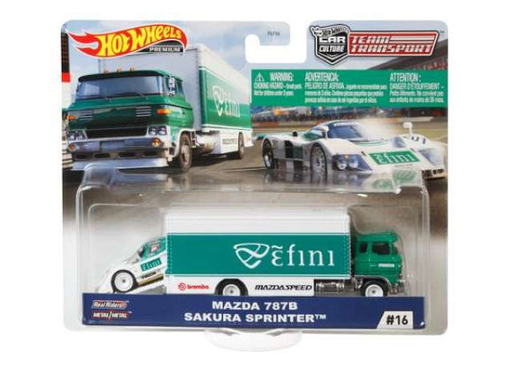 Mazda 787B & Sakura Sprinter truck - Hotwheels - 1:64 - Modelcars Passion