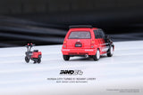 Honda City Turbo II "ADVAN" Livery with "ADVAN" Livery Motocompo - INNO64 - 1:64