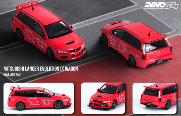 Mitsubishi Lancer Evo IX Wagon 2005 - INNO64 - 1:64 - Modelcars Passion