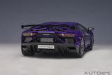 Lamborghini Aventador SVJ (Viola Pasifae) - AutoArt - 1:18