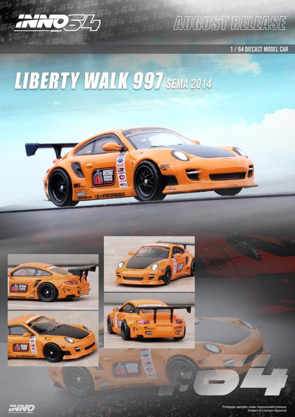 Porsche 911 (997) Liberty Walk SEMA 2014 - INNO64 - 1:64