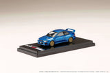 Subaru Impreza 22B STi Version GC8 with Engine Display Model (Sonic Blue Mica) - HOBBY JAPAN - 1:64