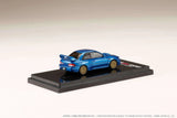 Subaru Impreza 22B STi Version GC8 with Engine Display Model (Sonic Blue Mica) - HOBBY JAPAN - 1:64