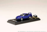Toyota Supra RZ (A80) with Engine Display Model (Blue Mica Metallic) - HOBBY JAPAN - 1:64