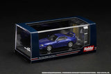 Toyota Supra RZ (A80) with Engine Display Model (Blue Mica Metallic) - HOBBY JAPAN - 1:64