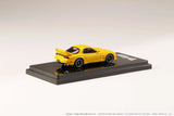Mazda ɛ̃fini RX-7 (FD3S) (A-Spec) Mazda Speed (Sunburst Yellow)- HOBBY JAPAN - 1:64