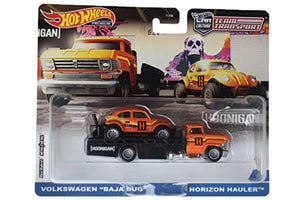Volkswagen Baja Bug & Horizon Hauler truck Team Transport - Hotwheels - 1:64