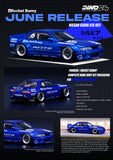 Nissan Silvia S13 "Pandem/Rocket Bunny" Metallic Blue (V2) - INNO64 - 1:64 - Modelcars Passion