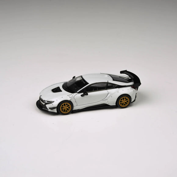 Liberty Walk BMW i8 White/Gold Wheels - PARA64 - 1:64