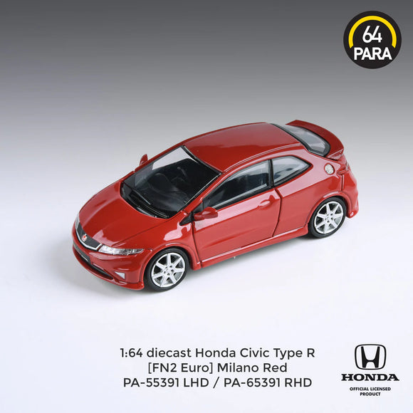 Honda Civic Type R FN2 Euro Milano Red (RHD) - PARA64 - 1:64 - Modelcars Passion