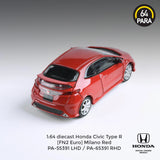 Honda Civic Type R FN2 Euro Milano Red (RHD) - PARA64 - 1:64 - Modelcars Passion