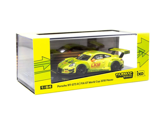 Porsche 911 GT3 R Macau GT Cup 2018 - Tarmac Works - 1:64 - Modelcars Passion