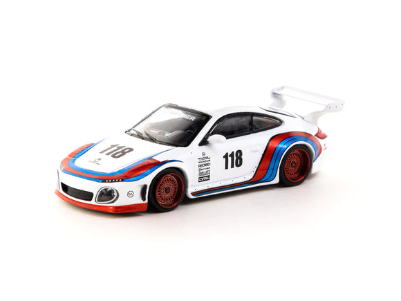 Porsche Old & New 997 (White) - Tarmac Works - 1:64