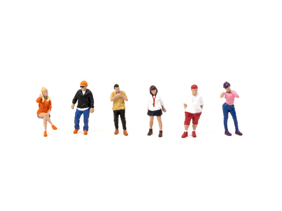 Car Meet 1 Figuren-Set - Tarmac Works - 1:64