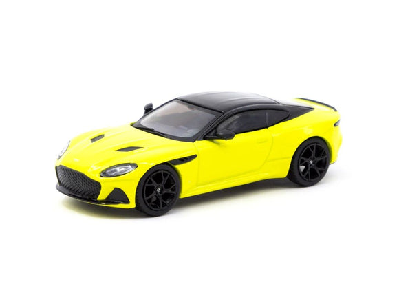 Aston Martin DBS Superleggera (Yellow Metallic) - Tarmac Works - 1:64 - Modelcars Passion