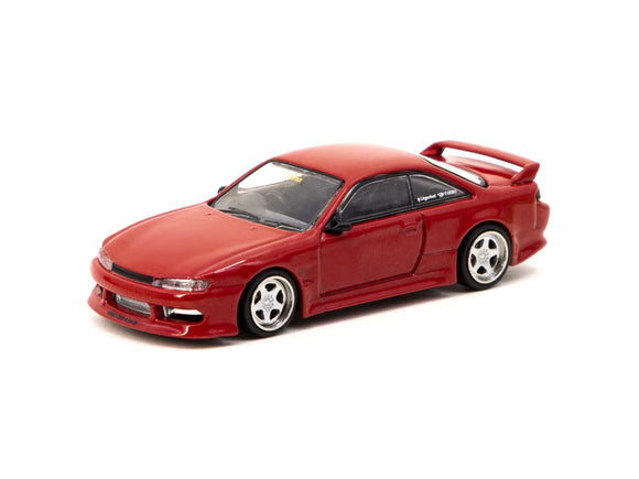 Nissan Silvia S14 VERTEX (Red Metallic) - Tarmac Works - 1:64