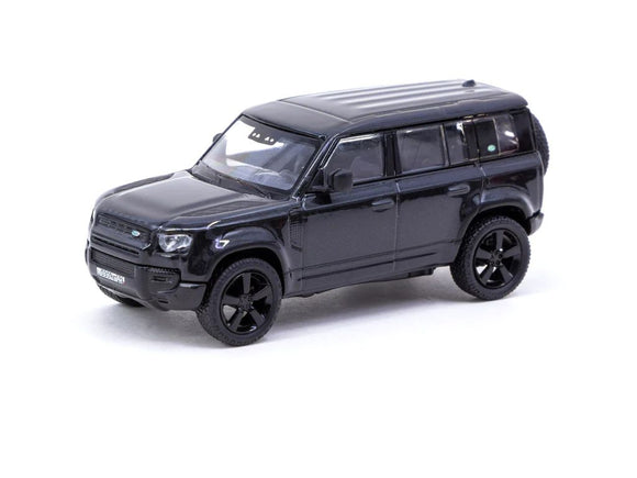Land Rover Defender 110 (Black Metallic) - Tarmac Works - 1:64