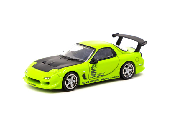 Mazda RX-7 (FD3S) Vertex (Light Green) - Tarmac Works - 1:64