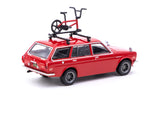 Datsun Bluebird 510 Wagon (Red) - Tarmac Works - 1:64