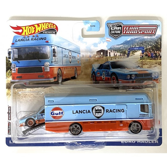 Lancia Rally 037 & Euro Hauler truck - Hotwheels - 1:64 - Modelcars Passion