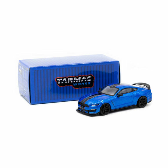 Ford Mustang Shelby GT350R (Blue) - Tarmac Works - 1:64 - Modelcars Passion